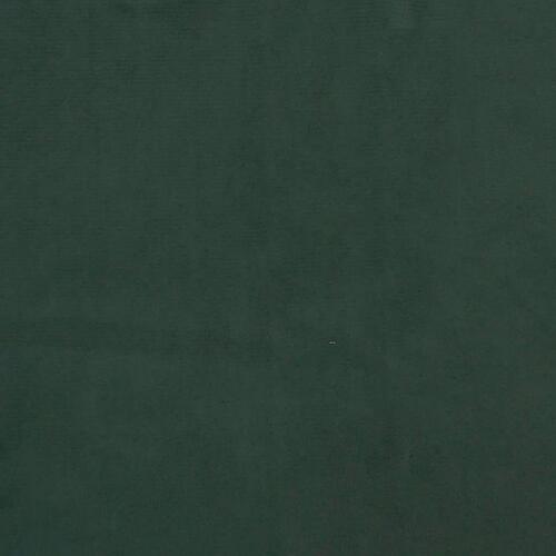 Kontinentalseng med madras 160x200 cm fløjl mørkegrøn