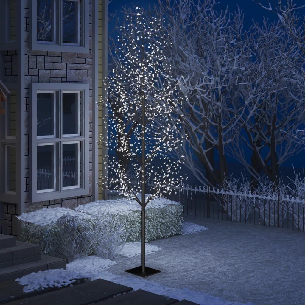 Juletræ 1200 LED'er kirsebærblomst 400 cm koldt hvidt lys