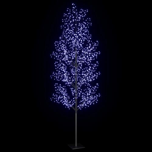 Juletræ 1200 LED'er kirsebærblomst 400 cm blåt hvidt lys
