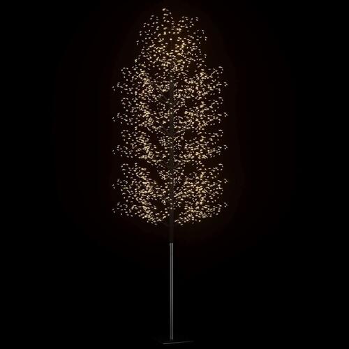 Juletræ 2000 LED'er kirsebærblomst 500 cm varmt hvidt lys