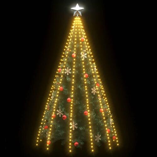 Lysnet til juletræ 500 lysdioder 500 cm