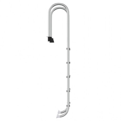 Poolstige i 304 rustfrit stål 54 x 38 x 211 cm til nedgravet pool