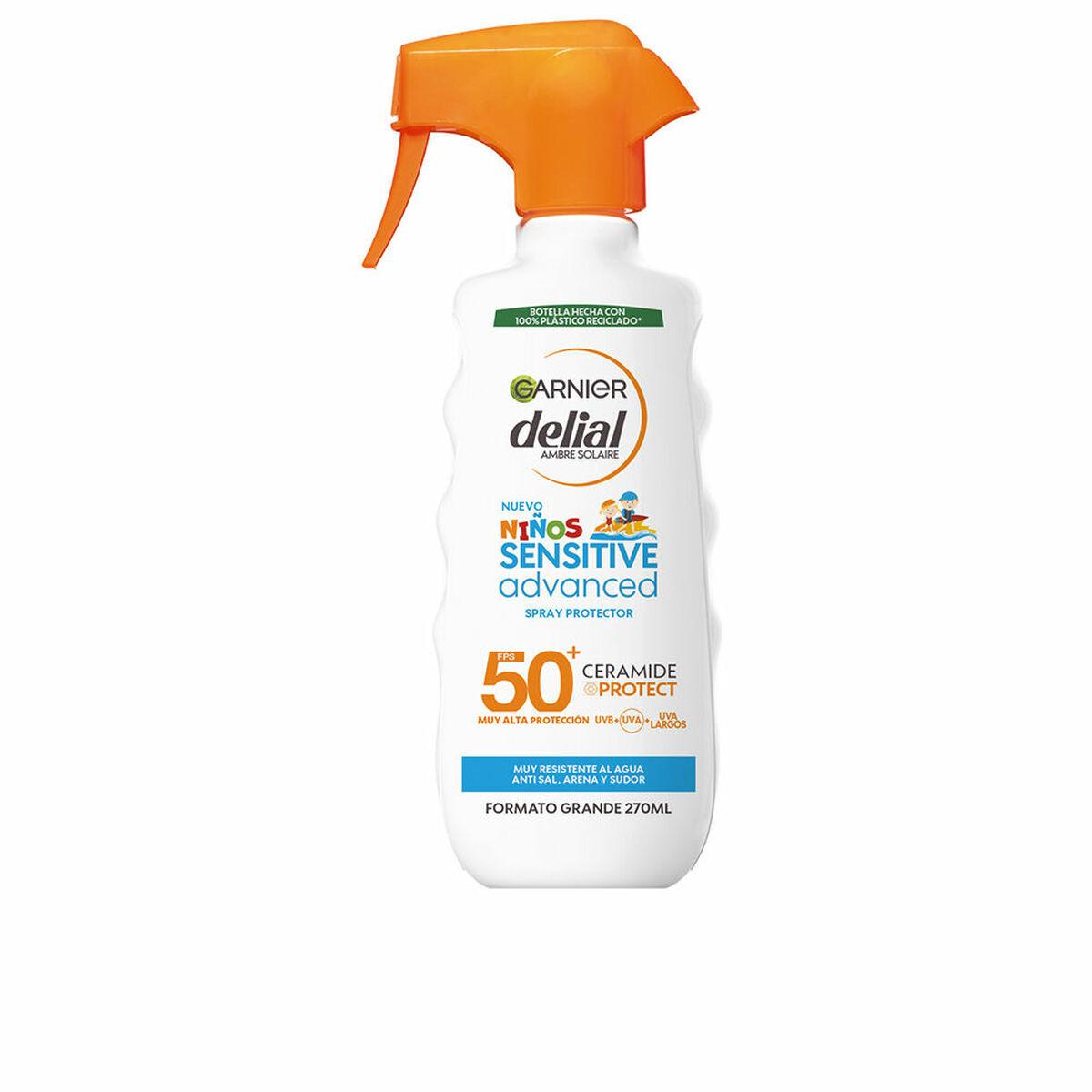 Solcreme spray til børn Garnier Niños Sensitive Advanced SPF 50+ 270 ml