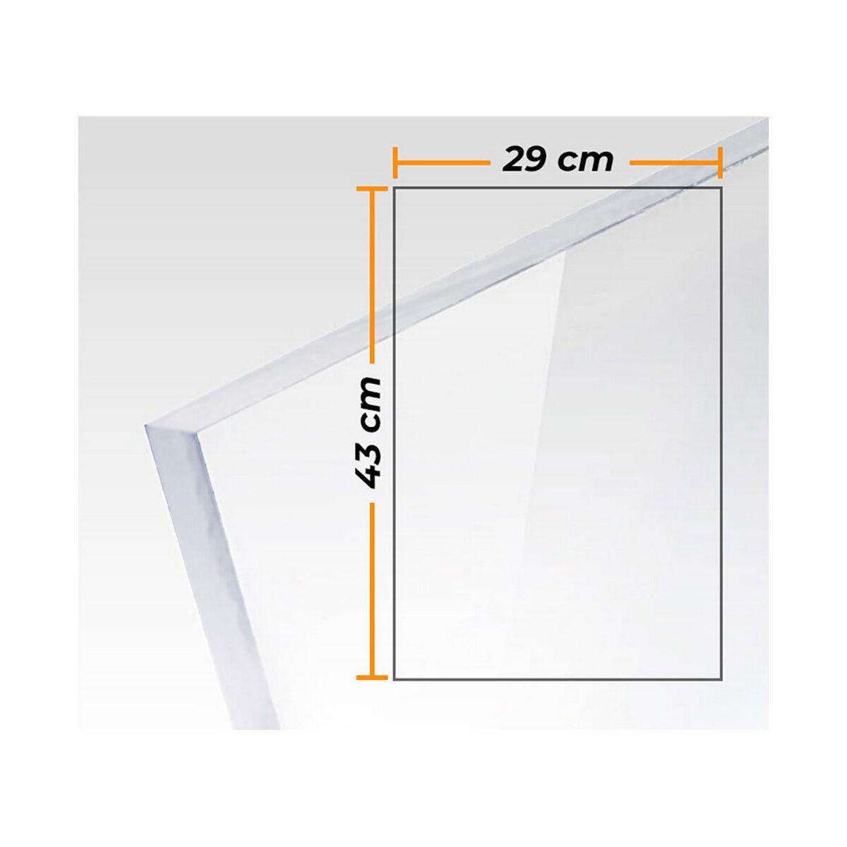 Compossar gennemsigtig plade i methylacrylat 3 mm - 29 × 43 cm