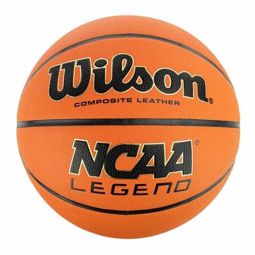 Basketball Wilson NCAA Legend Hvid Orange Læder Syntetisk Læder 7