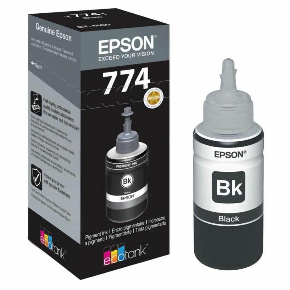 Se Epson T7741 Sort Ink Pigment Bottle Original hos Boligcenter.dk