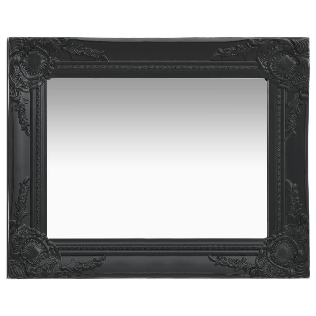 Billede af Vægspejl 50x40 cm barokstil sort