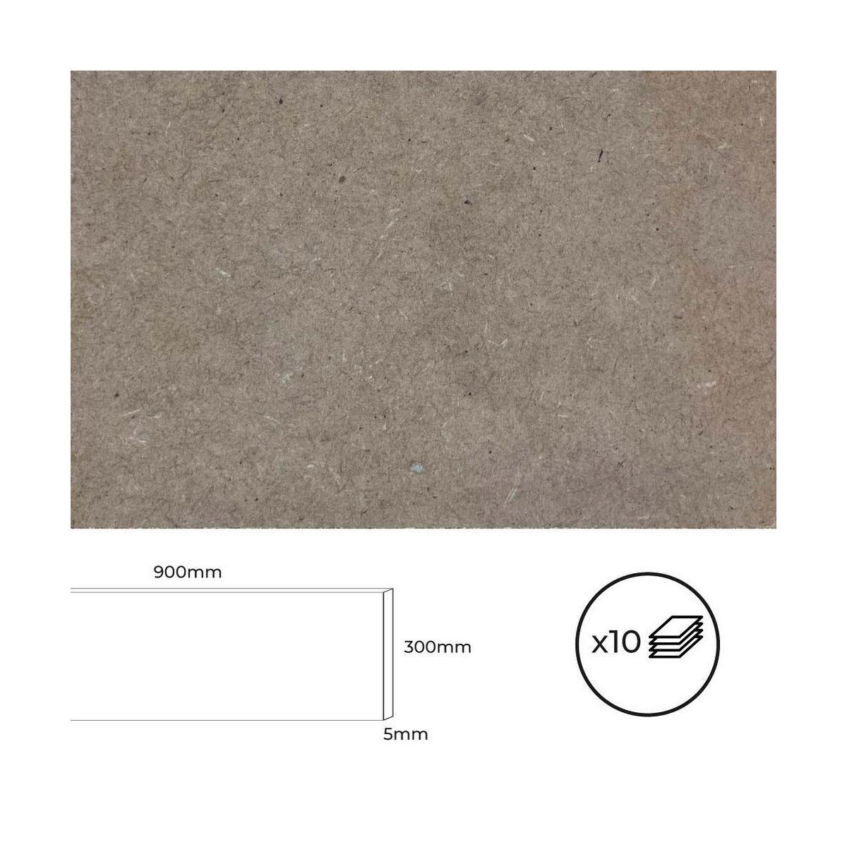 Krydsfinerplade Bertini Træ MDF 90 x 30 cm (10 enheder)