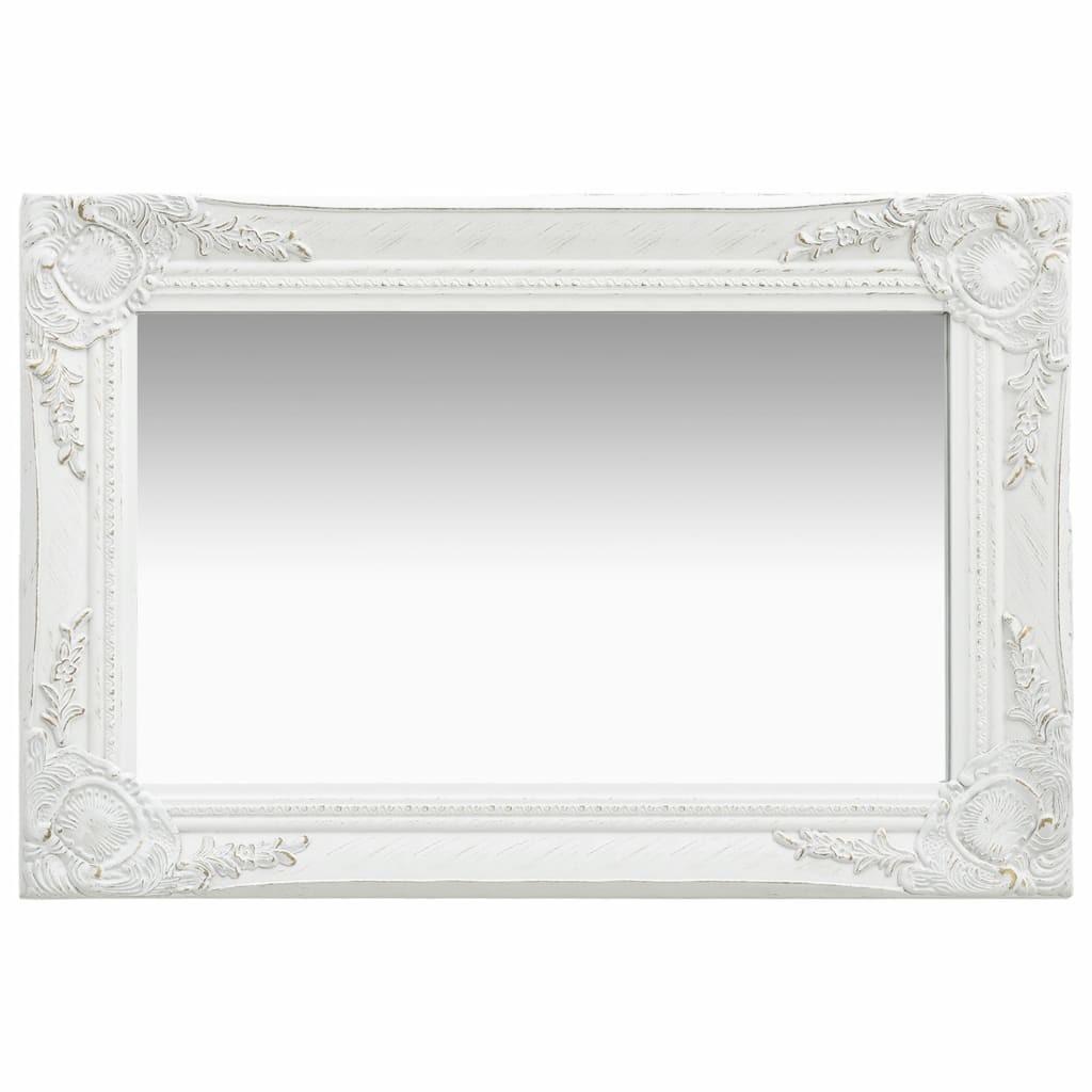 Billede af Vægspejl 60x40 cm barokstil hvid