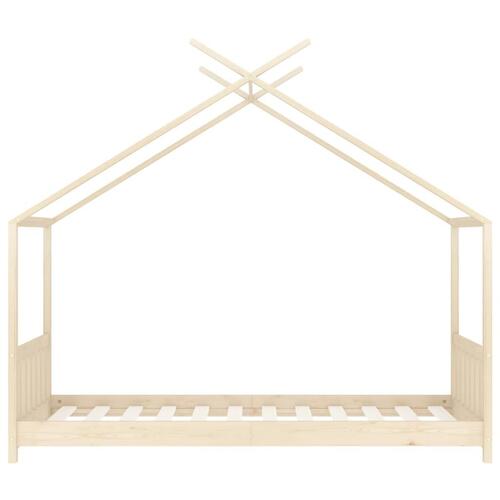 Sengestel til børneseng 80 x 160 cm massivt fyrretræ