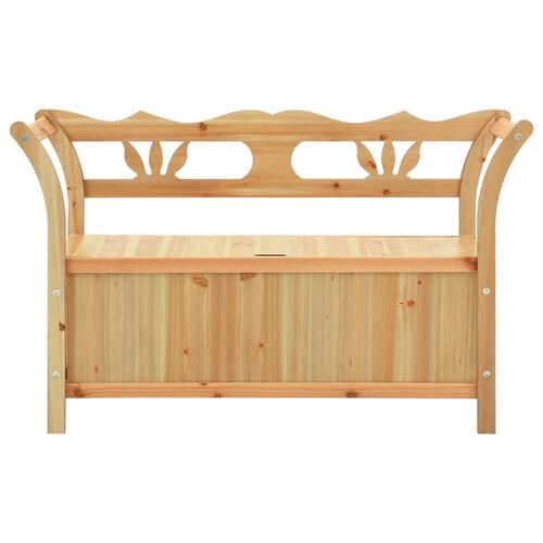Bænk 107x45x75,5 cm massivt fyrretræ