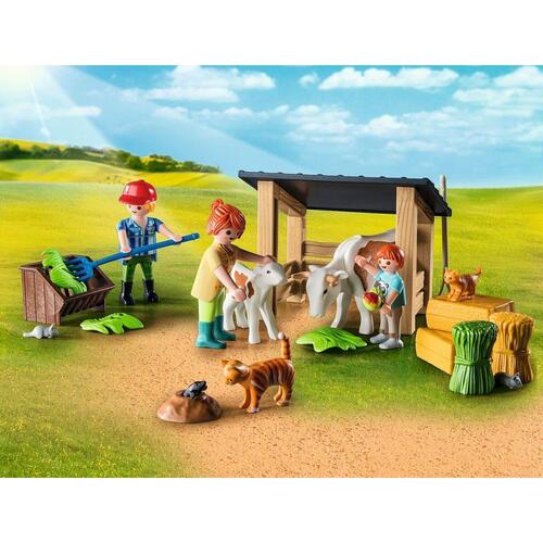 Playset Playmobil 71248 Country Furnished House with Barrow and Cow 137 Dele