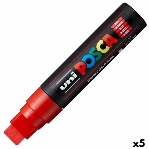 POSCA PC-17K markør - Rød, 15 mm (5 stk.)