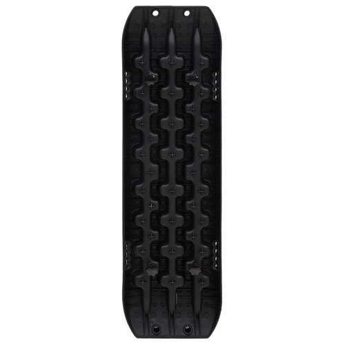 Frikørselsplader 2 stk. 106x30,5x7 cm nylon sort