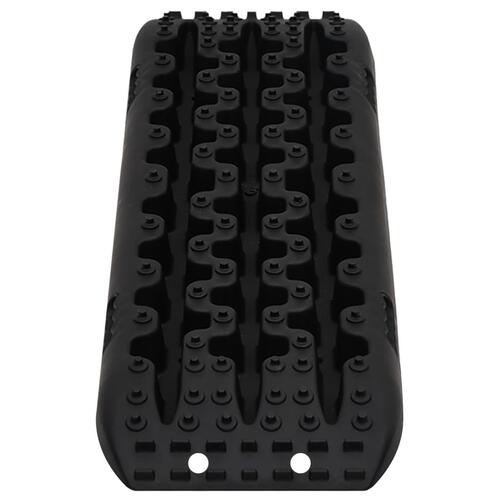 Frikørselsplader 2 stk. 106x30,5x7 cm nylon sort