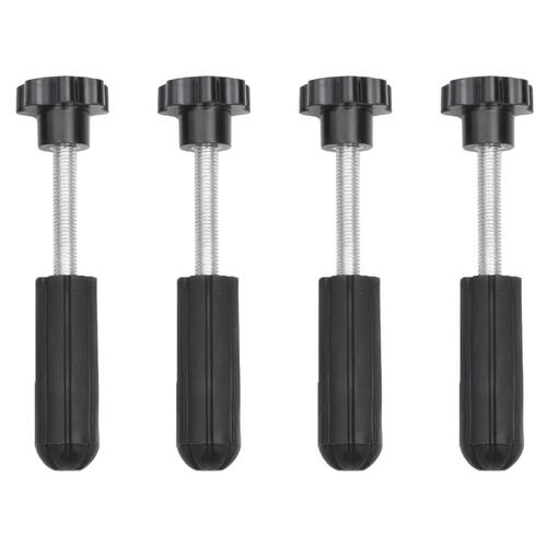 Frikørselsplader 2 stk. 106x30,5x7 cm nylon sort