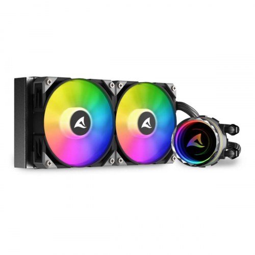 CPU vandkøler Sharkoon S80 RGB 240 mm, sort