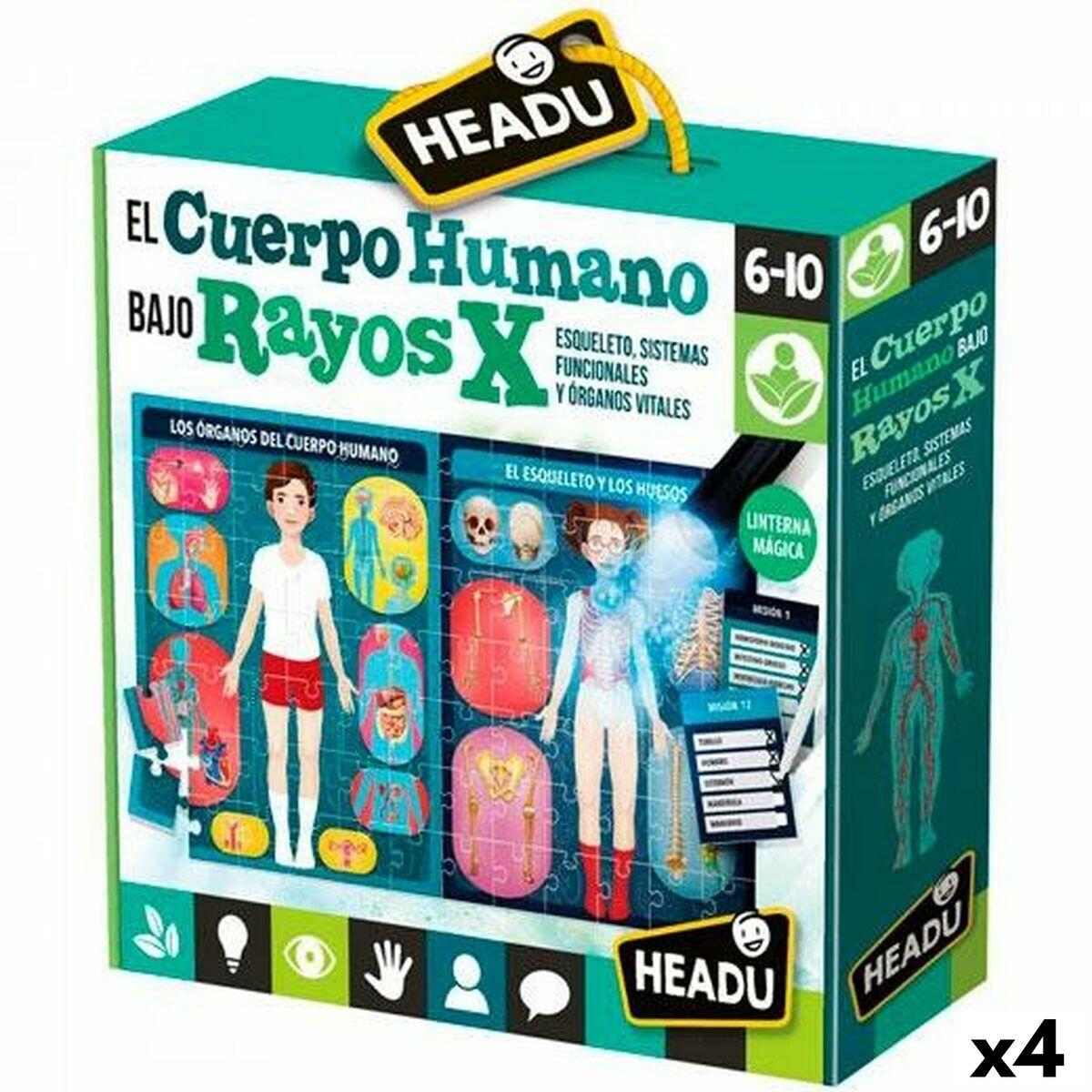 Lærerigt Børnespil Headu Cuerpo Humano Rayos Enheder