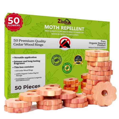 Behandling mod møl Natur Træ Insekter 50 Dele (OUTLET A)