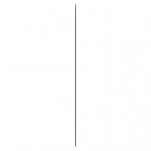 Vægspejl 45x100 cm ovalt glas