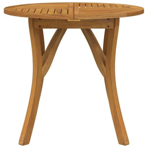 Havebord Ø85 cm massivt akacietræ
