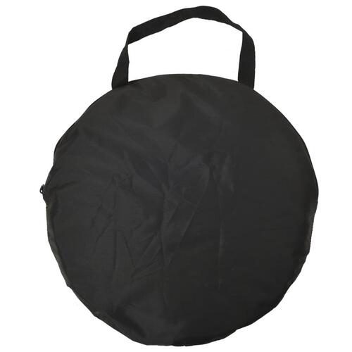 Fodboldnet med målhuller 120x80x80 cm polyester