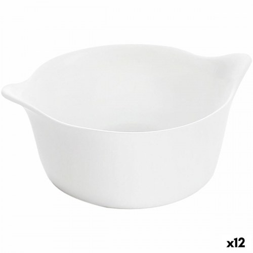 Luminarc Smart Cuisine dessertskåle i hvidt glas - 12 stk., Ø 11 cm