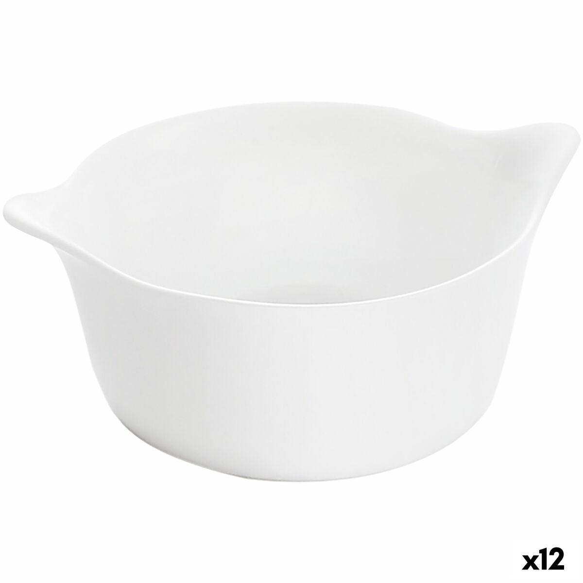 Luminarc Smart Cuisine dessertskåle i hvidt glas - 12 stk., Ø 11 cm