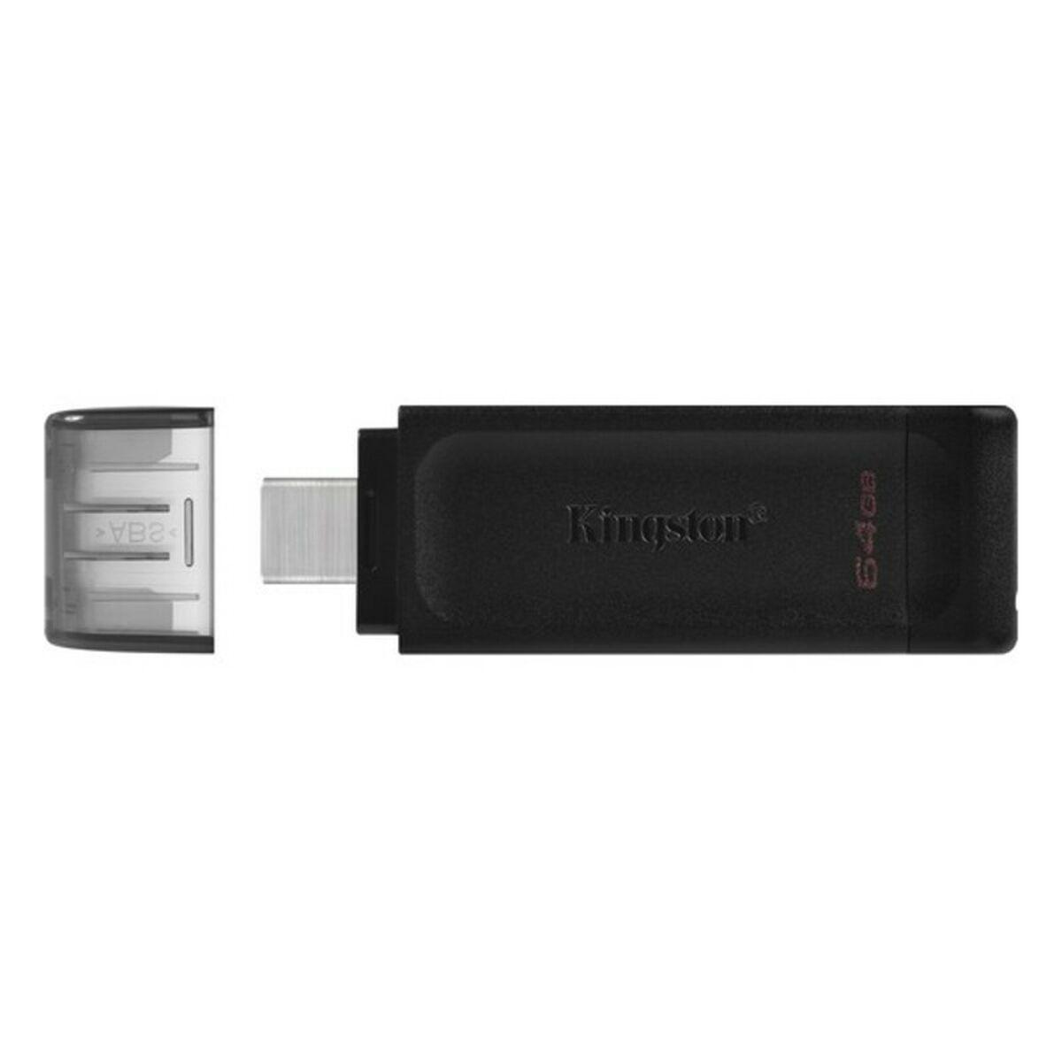 Se Kingston DataTraveler 70 - 64GB USB-C 3.2 Flash Drive hos Boligcenter.dk