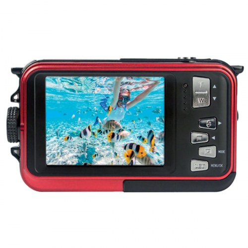 Agfa Realishot WP8000 digitalt kamera - rød, 2K video, vandafvisende