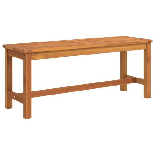 Havebænk 110x35x45 cm massivt akacietræ