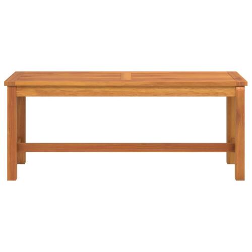 Havebænk 110x35x45 cm massivt akacietræ