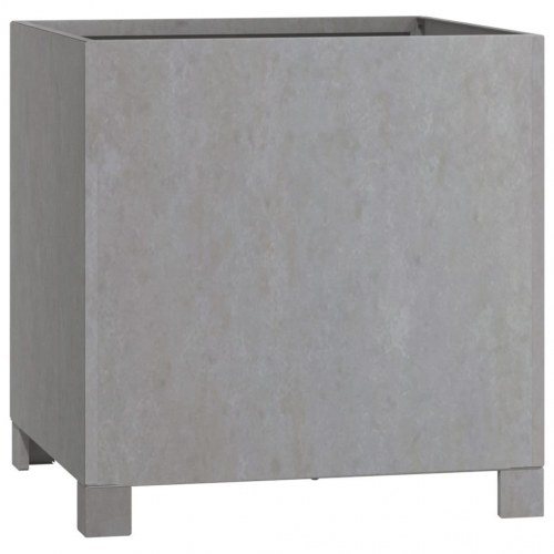 Plantekasser med ben 2 stk. 42x40x43 cm cortenstål rustfarvet