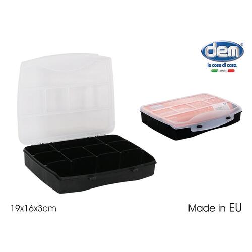 Kasse med rum Dem Classic Plastik 19 x 16 x 3 cm