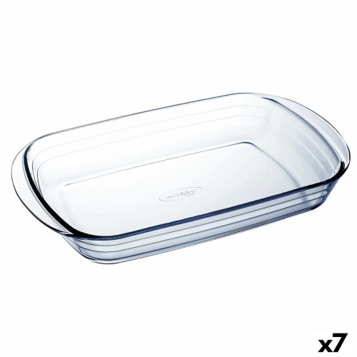 Ô Cuisine ovnfast fad i glas, rektangulært 32 × 20 × 6 cm (sæt med 7)