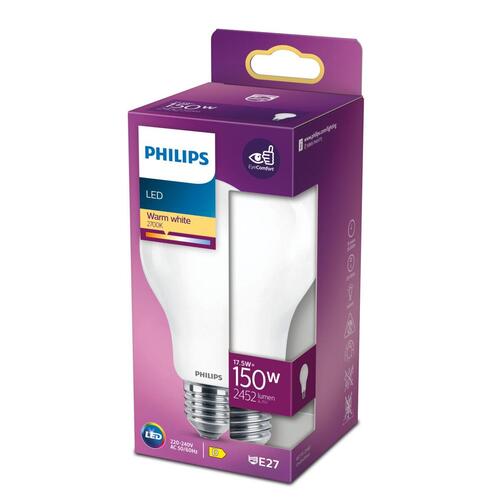LED-lampe Philips D 150 W 17,5 W E27 2452 lm 7,5 x 12,1 cm (2700 K)