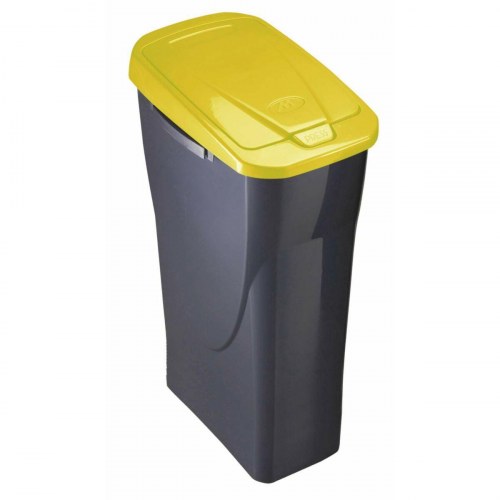 Mondex Ecobin affaldsspand til genbrug 25 L - gul låg