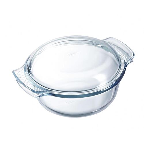 Ovn Fad Pyrex Classic Vidrio Gennemsigtig Glas 33 x 26 x 12 cm Med låg (3 enheder)