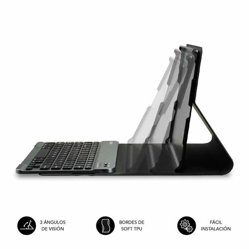 Case til tablet og tastatur Subblim Samsung Galaxy A8 Sort