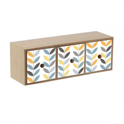 Versa Erin smykkeskrin i træ/MDF - 11 × 11 × 33 cm