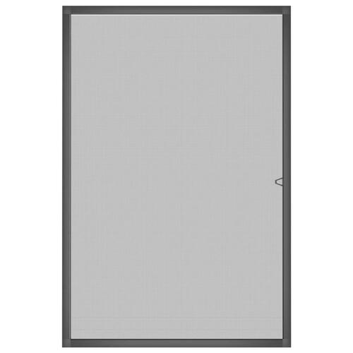 Insektnet til vinduer 80x120 cm antracitgrå