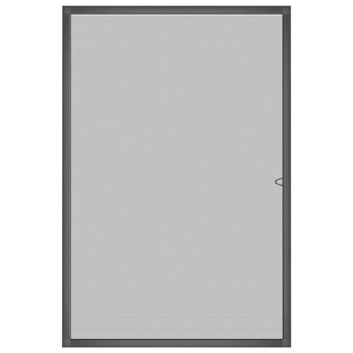 Insektnet til vinduer 90x120 cm antracitgrå