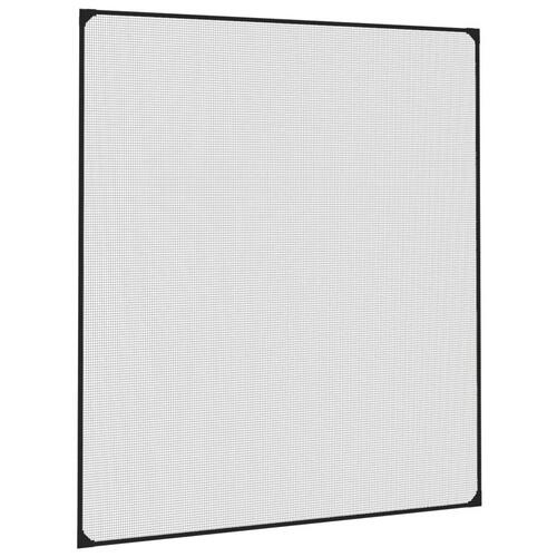Magnetisk insektnet til vinduer 120x140 cm antracitgrå