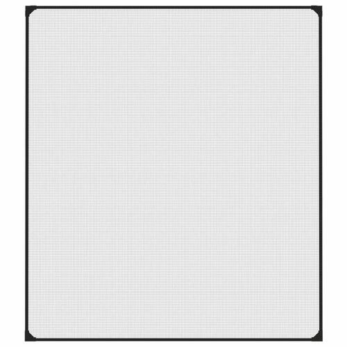 Magnetisk insektnet til vinduer 120x140 cm antracitgrå