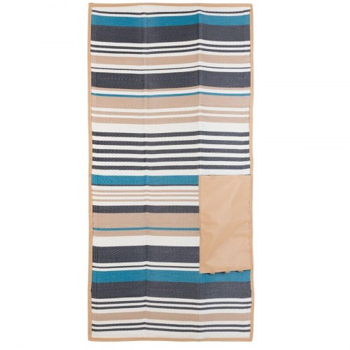Strandhåndklæde Chios Beige polypropylen 90 x 180 cm