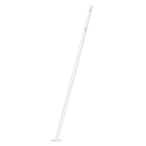 Fod for strandparasol Hvid Stål Tov 4,5 x 4,5 x 250 cm