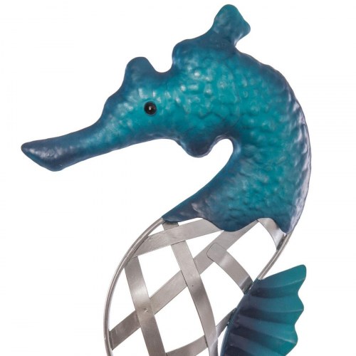 Maleri Søhest Metal 20 x 46 cm
