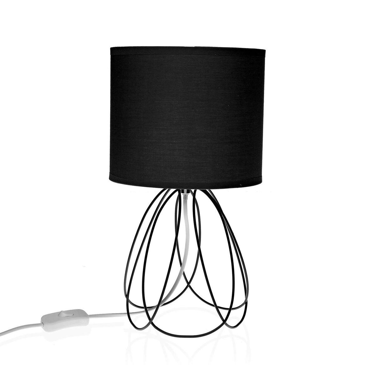 Bordlampe Versa Mila Sort 20 X 36 Cm Metal