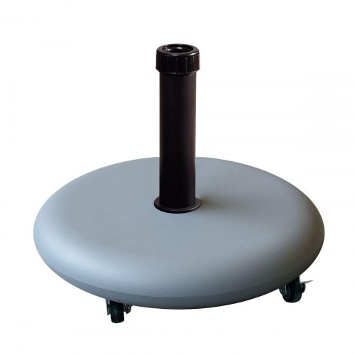 Fod for strandparasol 48 x 48 x 6,5 cm Grå Cement