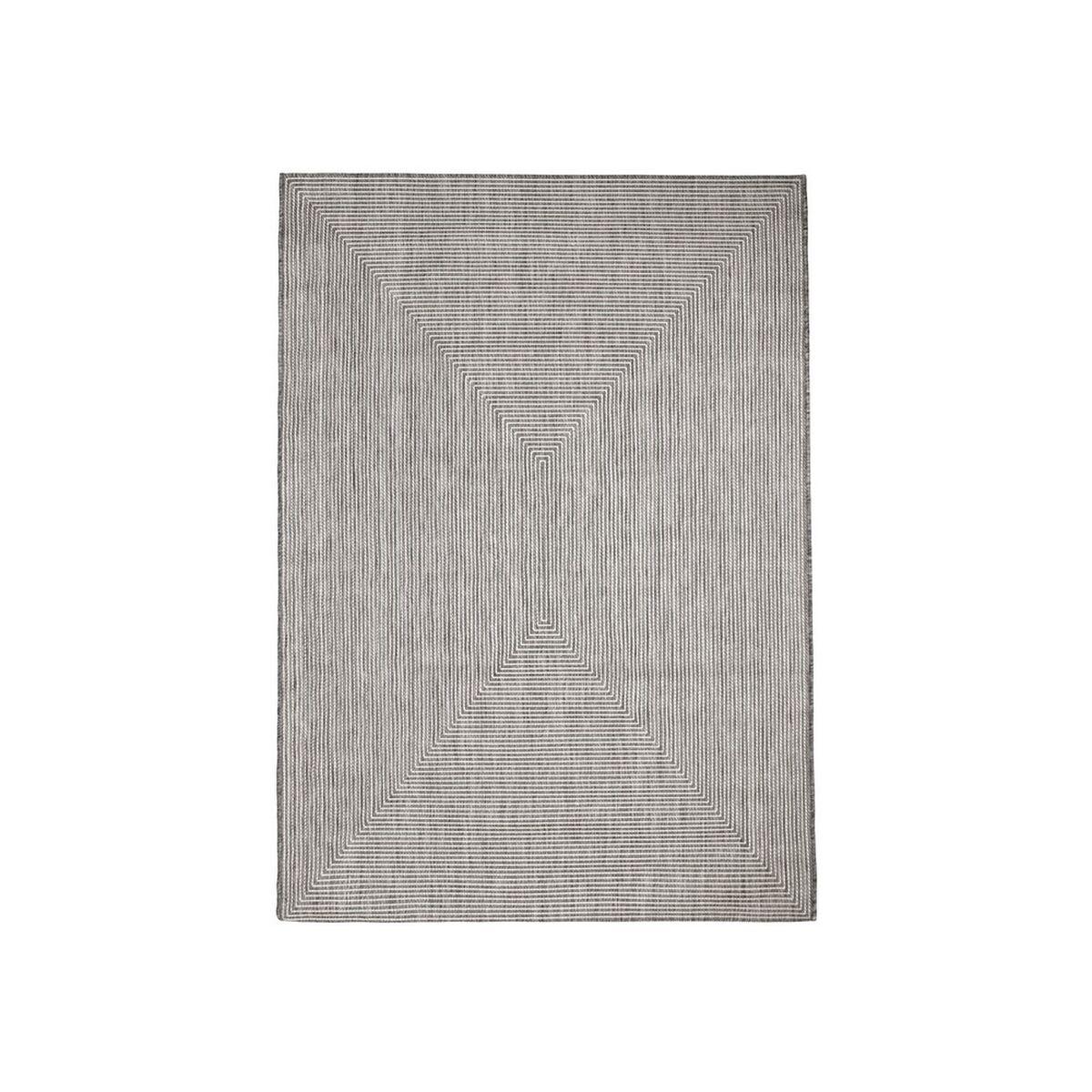 Udendørstæppe Quadro Grå